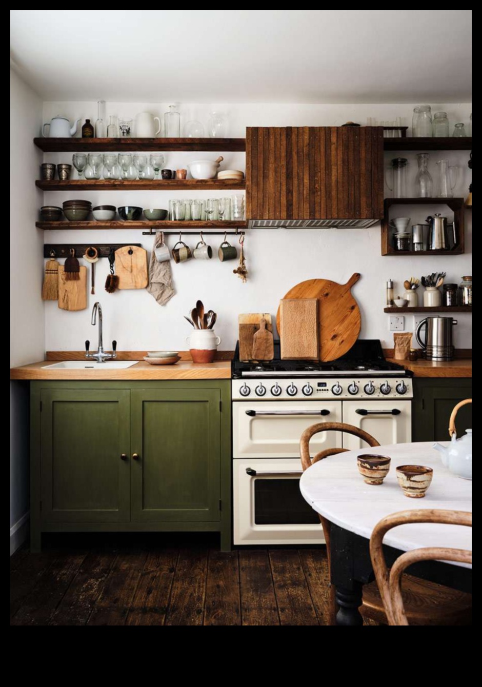 Ρουστίκ διακόσμηση κουζίνας για μια γοητευτική ατμόσφαιρα